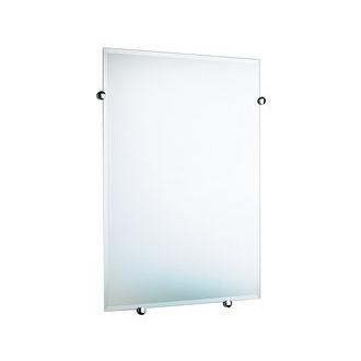 Smedbo CK309 19 in. x 28 in. Wall Mounted Rectangular Mirror in Polished Chrome from the Cabin Collection